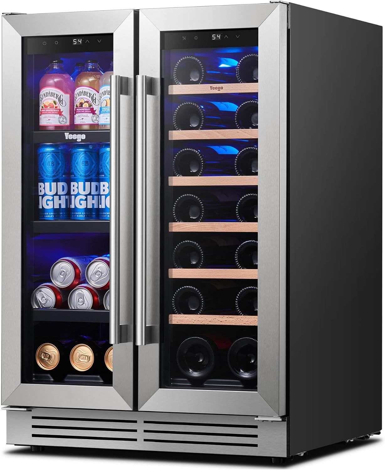 Wine Beer Fridge Dual Zone - Refrigerador de Vinho e Bebidas Yeego