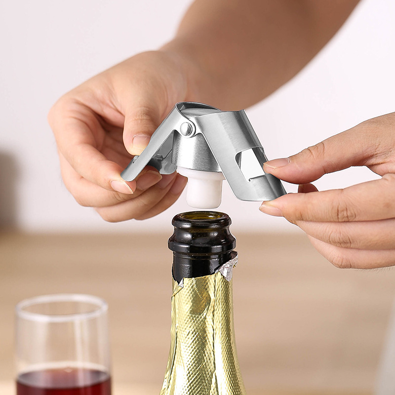Wine Beer Champagne - Rolha de garrafa de champanhe de