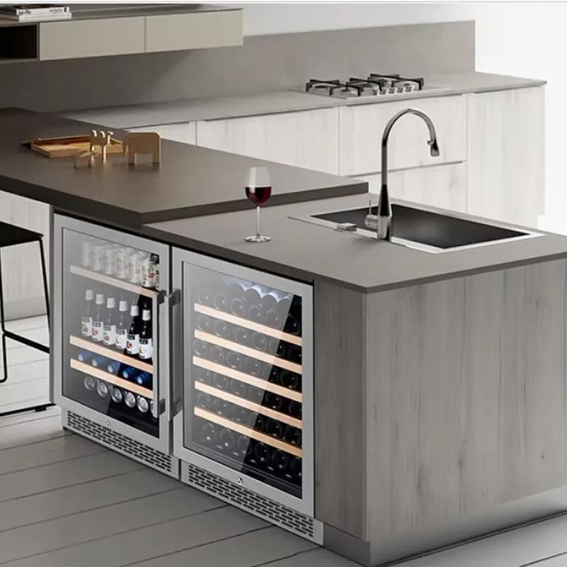 Wine Beer Fridge Dual Zone - Refrigerador de Vinho para 48 Garrafas