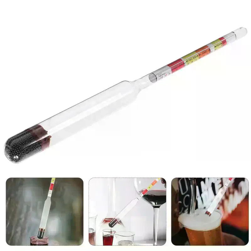 Wine Beer Cider - Hidrômetro de 3 Escalas para Teste