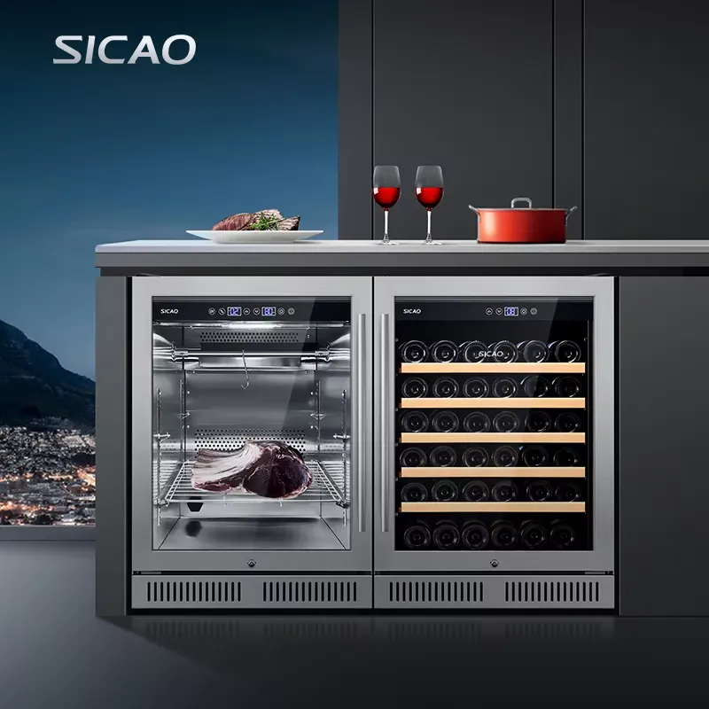 Wine Beer Fridge Dual Zone - Refrigerador de Envelhecimento a Seco para