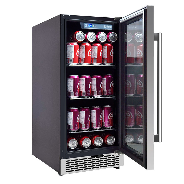 Oem pequena bebida bar geladei - Wine Beer Fridge Dual Zone avaliação e preço