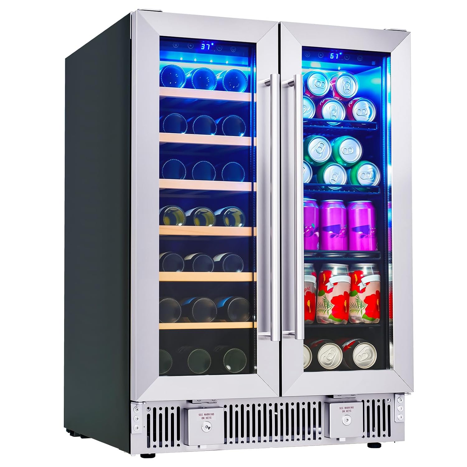 Refrigerador de Bebidas, Gelad - Wine Beer Fridge Dual Zone avaliação e preço