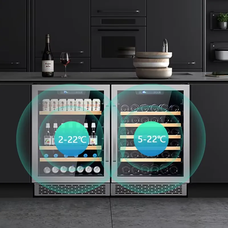 Refrigerador de Vinho para 48  - Wine Beer Fridge Dual Zone avaliação e preço