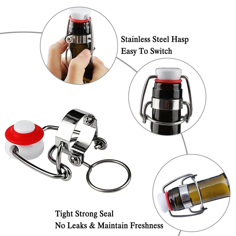 Cap Stopper Swing Top Garrafa  - Wine Root Beer avaliação e preço
