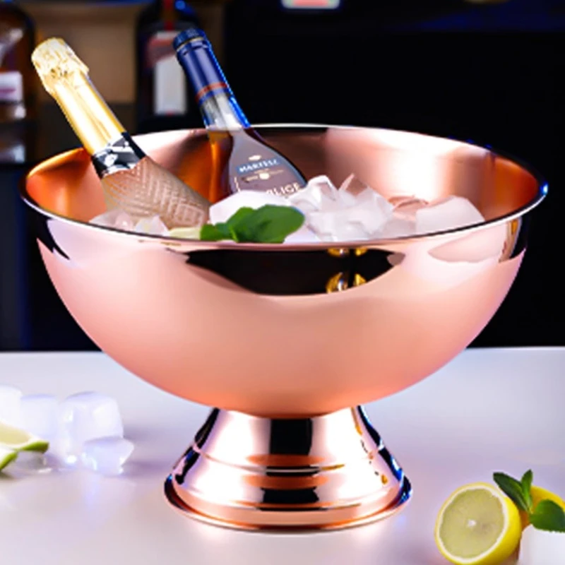 Balde de Gelo em Aço Inoxidáve - Wine Beer Champagne avaliação e preço