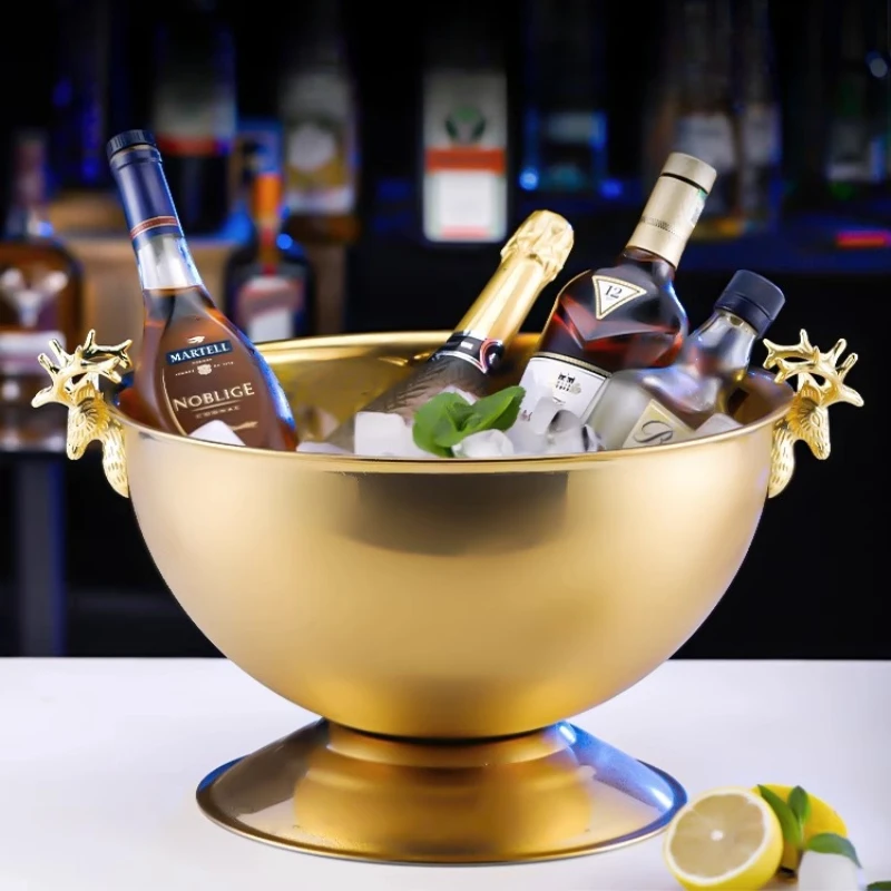 Balde de Gelo em Aço Inoxidáve - Wine Beer Champagne avaliação e preço