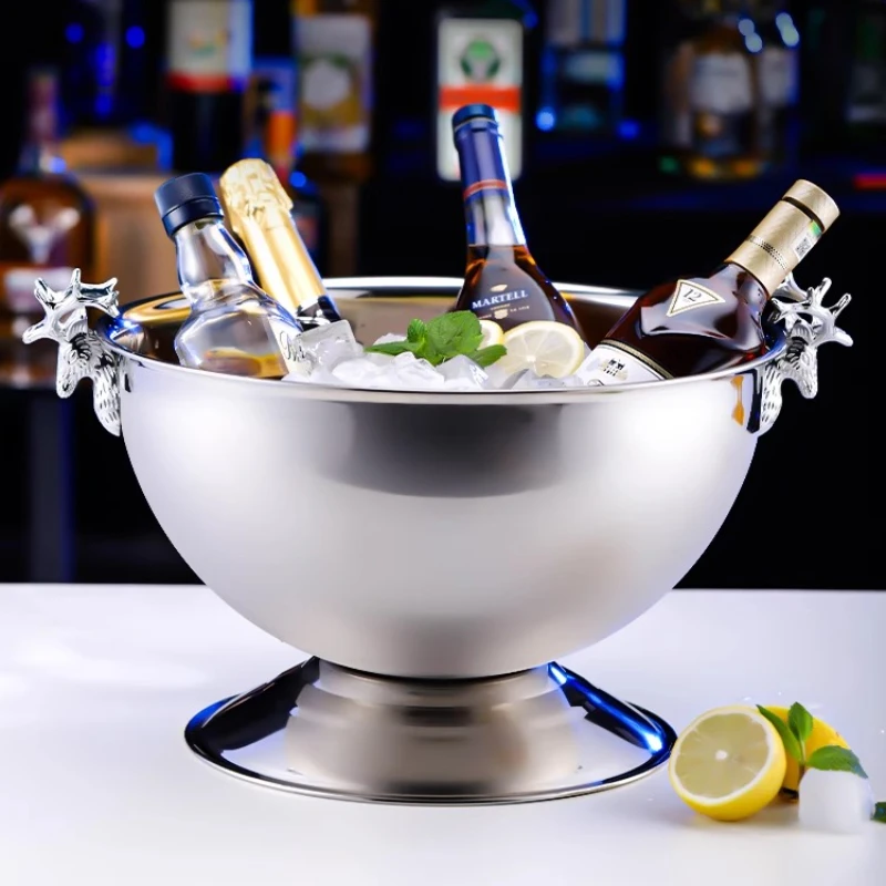 Balde de Gelo em Aço Inoxidáve - Wine Beer Champagne avaliação e preço