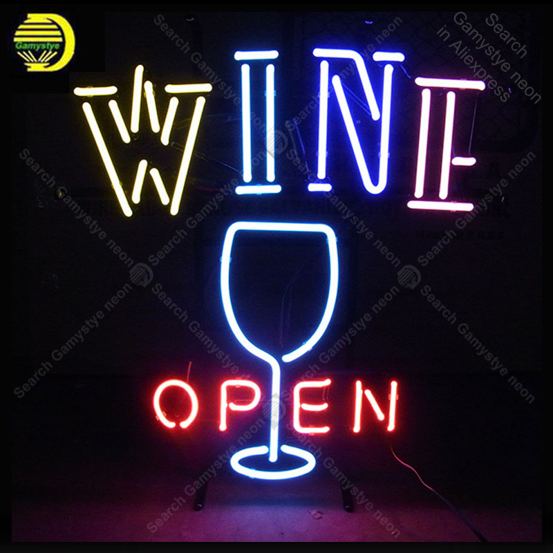 Sinal de néon para vinho abert - Wine Beer Store avaliação e preço