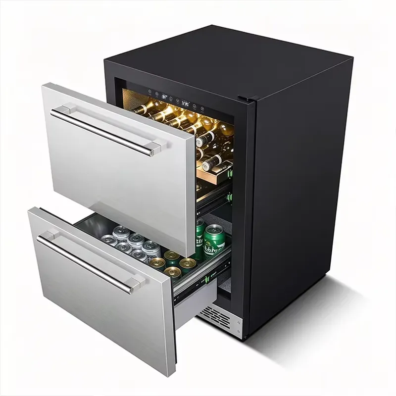 Refrigerador de Bar e Vinho pa - Wine Beer Fridge Dual Zone avaliação e preço