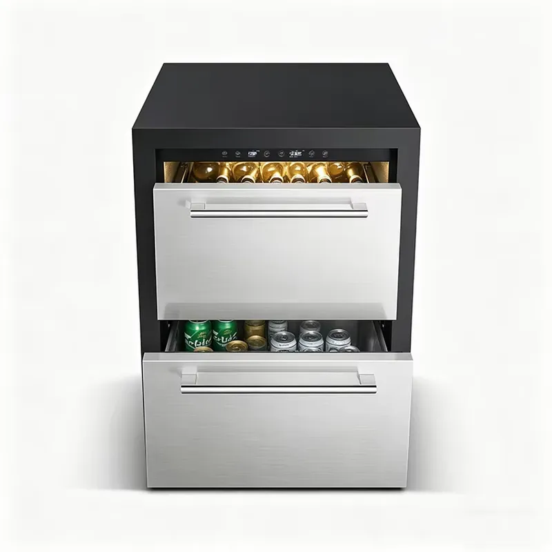 Refrigerador de Bar e Vinho pa - Wine Beer Fridge Dual Zone avaliação e preço