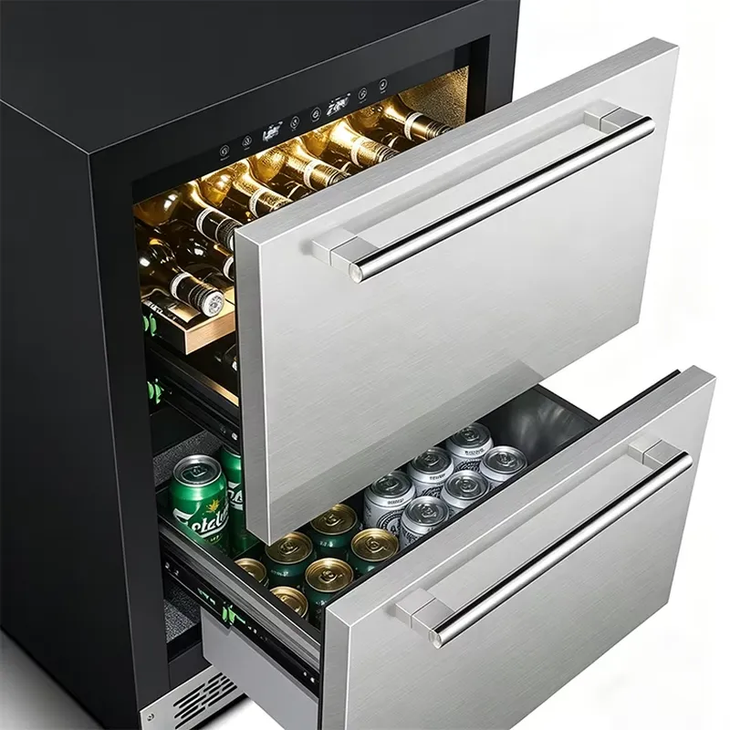 Refrigerador de Bar e Vinho pa - Wine Beer Fridge Dual Zone avaliação e preço